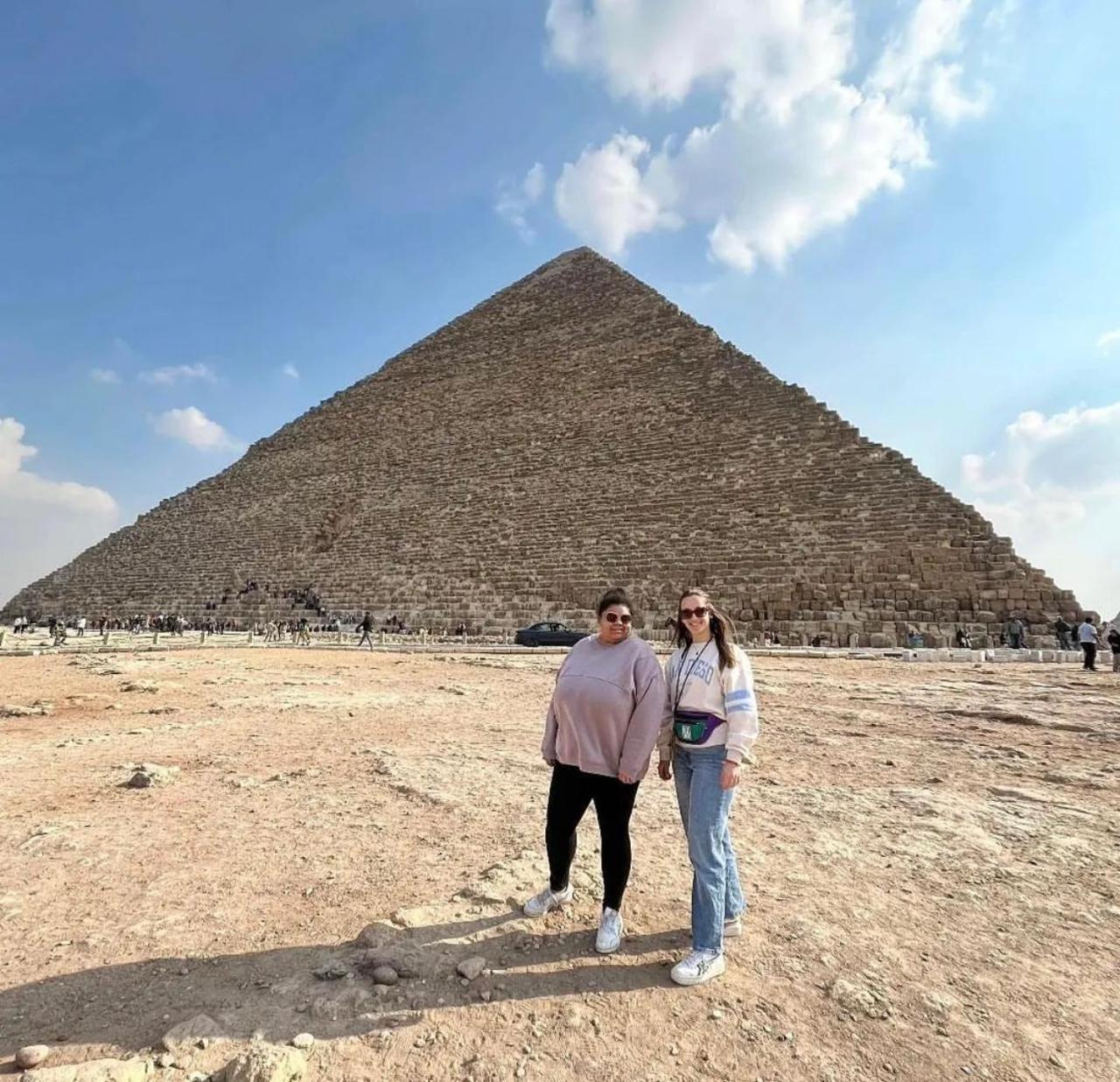Pyramids Sun Temple View