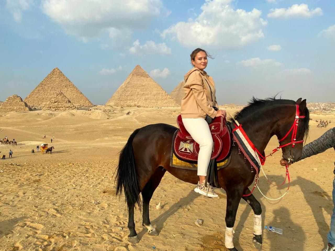 Pyramids Sun Temple View